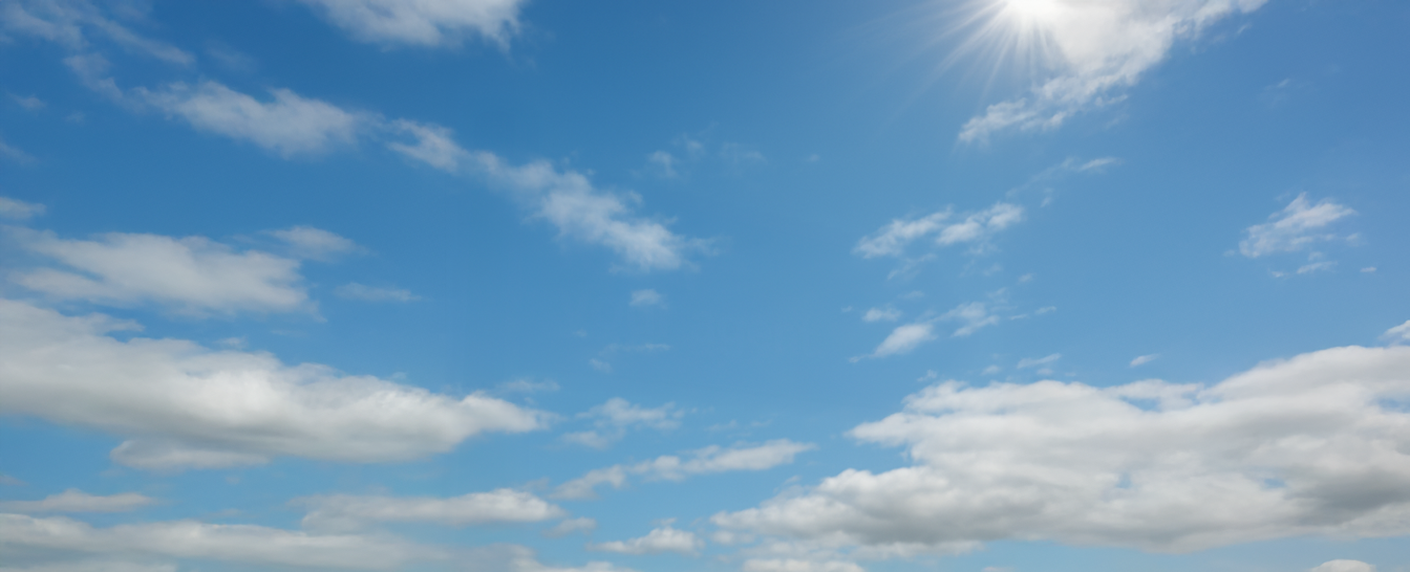 Blue sky with clouds
