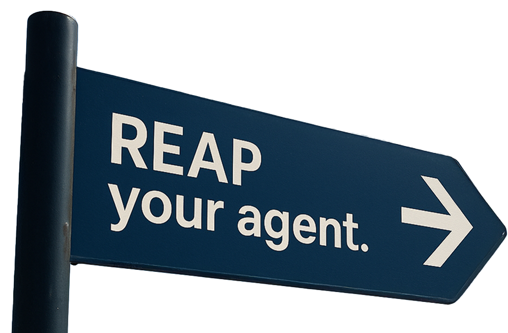 REAP your agent sign